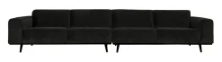Outlet WOOOD Bank Statement 4-zits XL, Rib