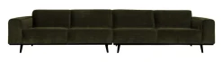 Outlet WOOOD Bank Statement 4-zits XL, Rib