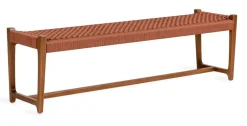 Sale Jesper Home Bankje Kuwana Amber Teakhout, kleur Cinnamon