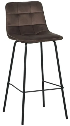 Hot LABEL51 Barkruk Bistro Velvet (zithoogte 78cm)