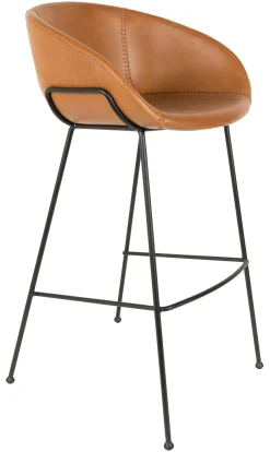 New Zuiver Barkruk Feston PU leer (zithoogte 76cm)
