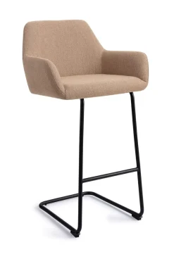 Hot Jesper Home Barkruk Hiroo Arch Black (zithoogte 76cm)
