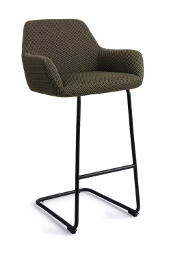 Hot Jesper Home Barkruk Hiroo Arch Black (zithoogte 76cm)
