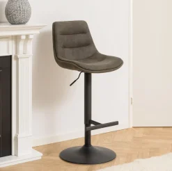 Best Bendt Barkruk Labarron kleur (zithoogte 65-86cm) Antraciet