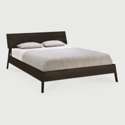 Hot Ethnicraft Bed Air Gevernist Eikenhout, kleur Bruin