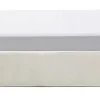 Discount Kave Home Bed Jaira excl. hoofdbord, Chenille, kleur Wit