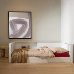 Outlet WOOOD Bedbank Carter Grenenhout, 90 x 200cm