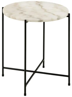 Discount Bendt Bijzettafel Carolien Marmer Wit