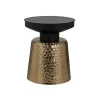Clearance Richmond Interiors Bijzettafel Freddie 42cm, kleur Zwart/Goud
