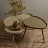 Sale WOOOD Bijzettafel Mae Set van 2 stuks Organisch