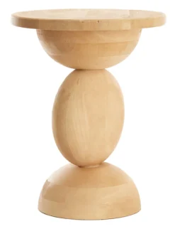 Clearance Light & Living Bijzettafel Mirto Mangohout, 40cm Naturel