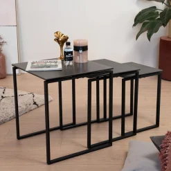 Best Sohome Bijzettafel Parker Keramiek Zwart