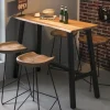 Discount Artistiq Living Boomstam Bartafel Eriko Acaciahout, 125 x 51cm, kleur Naturel