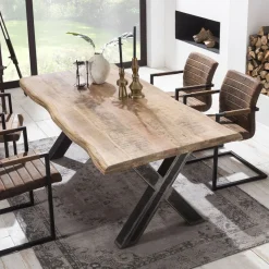 Discount Artistiq Living Boomstam Eettafel Jheri Mangohout