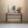 Outlet Ethnicraft Bureau Whitebird Gevernist Eikenhout, 127 x 41cm