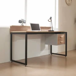 Sale Artistiq Living Bureau Yimmi Acacialook, 140 x 60cm, Met 2 lades