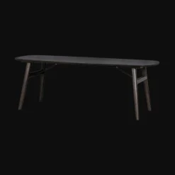New Tower Living Deens Ovale Eettafel Aura Acaciahout, kleur Espresso