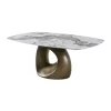New Tower Living Deens Ovale Eettafel Castello Keramiek in marmerlook