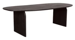 New LABEL51 Deens Ovale Eettafel Cooper Mangohout Espresso