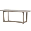 WOOOD Deens Ovale Eettafel Ferion Mangohout, kleur Mud