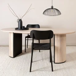 Clearance Nohr Deens Ovale Eettafel Fionna MDF, 200 x 90cm