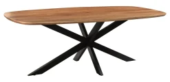 New Livingfurn Deens Ovale Eettafel Jesper Mangohout, kleur Naturel