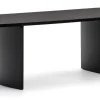 Hot Kave Home Deens Ovale Eettafel Litto MDF, kleur Zwart