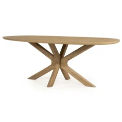 Online Eleonora Deens Ovale Eettafel Tycho Mangohout, kleur Naturel