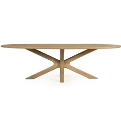 Online Eleonora Deens Ovale Eettafel Tycho Mangohout, kleur Naturel