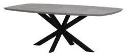 Sale DTP Home Deens Ovale Eettafel Vito Mortex, kleur Grijs