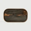 Outlet Ethnicraft Dienblad Linear Flow 42 x 24cm, kleur Brons