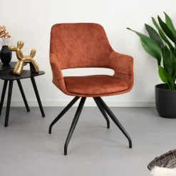 Hot Livingfurn Draaibare Eetkamerstoel Capp Velvet