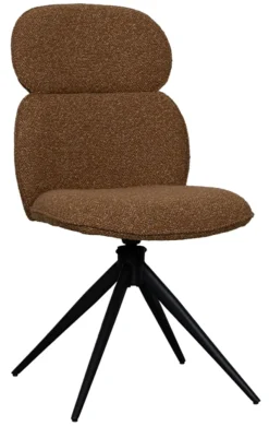 New LABEL51 Draaibare Eetkamerstoel Finn Bouclé