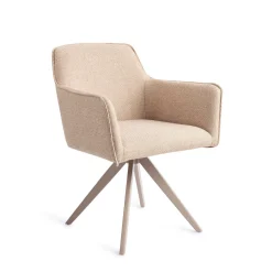 Sale Jesper Home Draaibare Eetkamerstoel Hofu Turn Beige