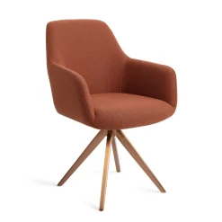 Online Jesper Home Draaibare Eetkamerstoel Hiroo Turn Rose