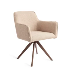 Best Jesper Home Draaibare Eetkamerstoel Hofu Turn Brown