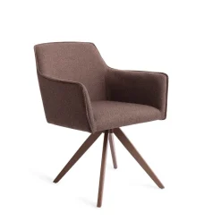 Best Jesper Home Draaibare Eetkamerstoel Hofu Turn Brown