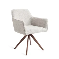 Best Jesper Home Draaibare Eetkamerstoel Hofu Turn Brown