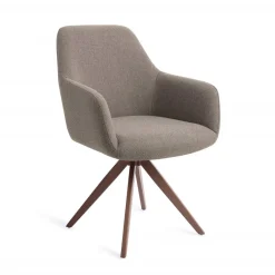 Online Jesper Home Draaibare Eetkamerstoel Hiroo Turn Brown