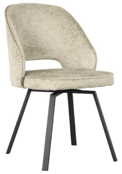 Online LABEL51 Draaibare Eetkamerstoel Lewis Elegance stof