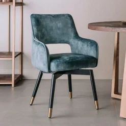 Hot Tower Living Draaibare Eetkamerstoel Lenno Velvet