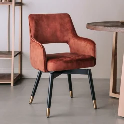 Hot Tower Living Draaibare Eetkamerstoel Lenno Velvet