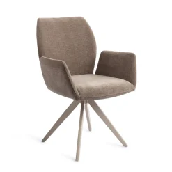 Clearance Jesper Home Draaibare Eetkamerstoel Misaki Turn Beige