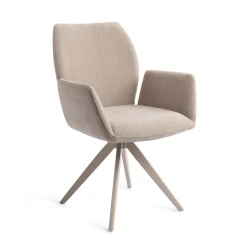 Clearance Jesper Home Draaibare Eetkamerstoel Misaki Turn Beige