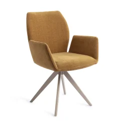Clearance Jesper Home Draaibare Eetkamerstoel Misaki Turn Beige