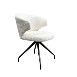 Discount Richmond Interiors Draaibare Eetkamerstoel Milly Chenille