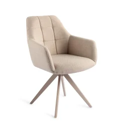 Sale Jesper Home Draaibare Eetkamerstoel Noto Turn Beige