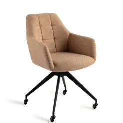 Best Jesper Home Draaibare Eetkamerstoel Noto Caster Black