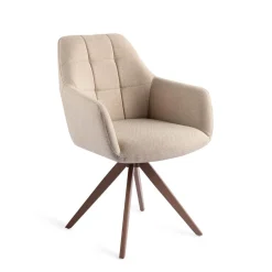 Online Jesper Home Draaibare Eetkamerstoel Noto Turn Brown