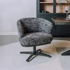 New Tower Living Draaibare Eetkamerstoel Perca Lounge